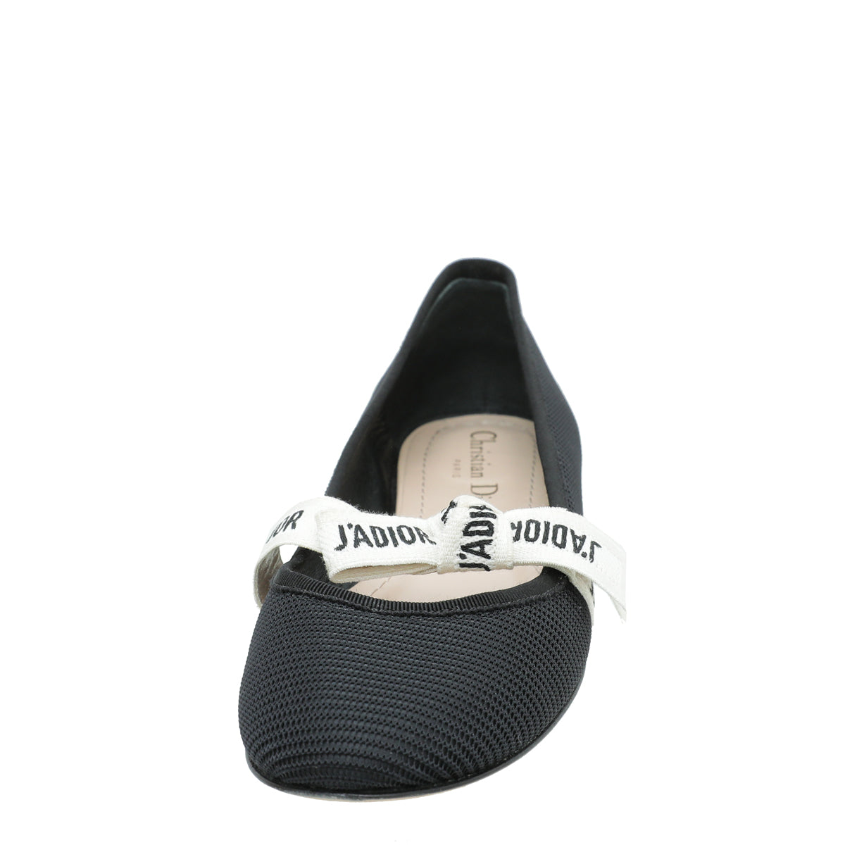 Christian Dior Black Technical J'Adior Ballet Flats 38-Christian Dior-THE CLOSET