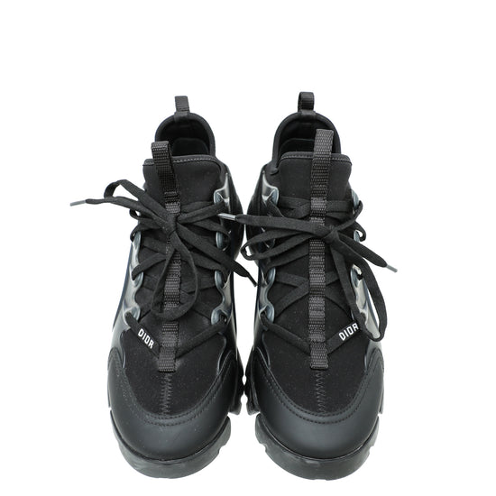 Christian Dior Black D-Connect Technical Fabric Sneaker 37.5