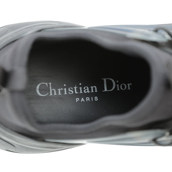 Christian Dior Black D-Connect Technical Fabric Sneaker 37.5