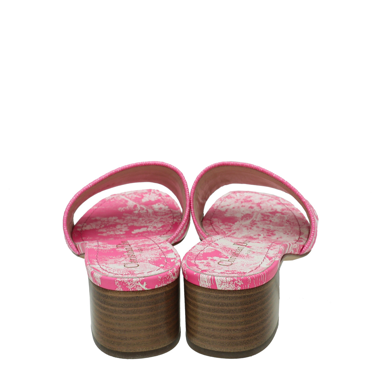 Christian Dior Pink Dway Heeled Mules 39 – THE CLOSET