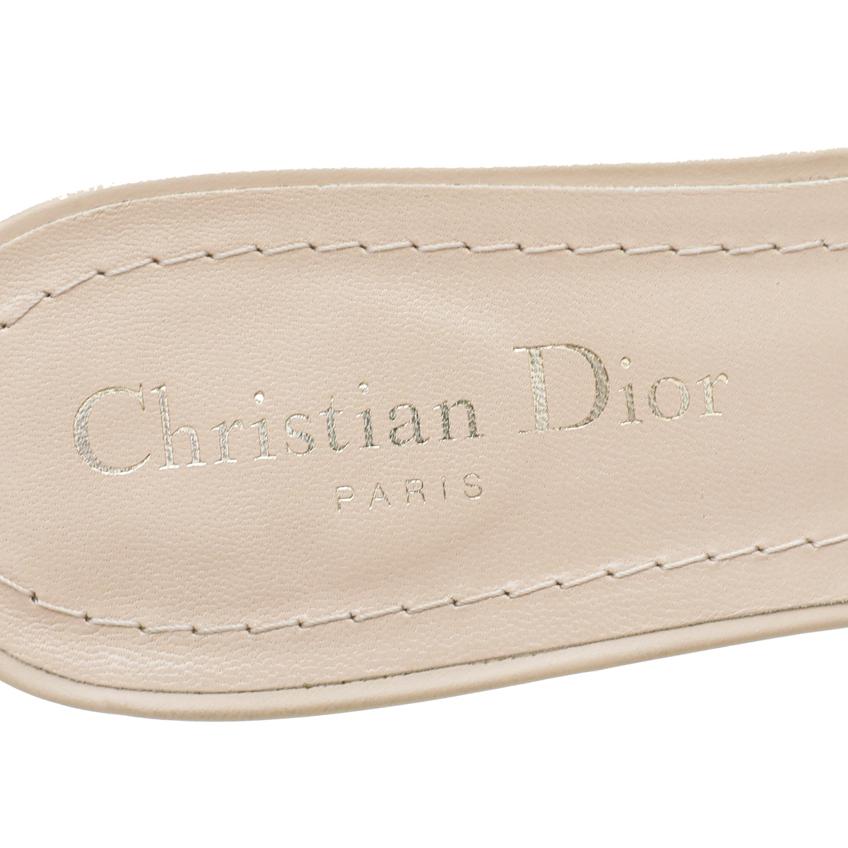 Christian Dior Bicolor Dway Cotton Embroidered Mules 39