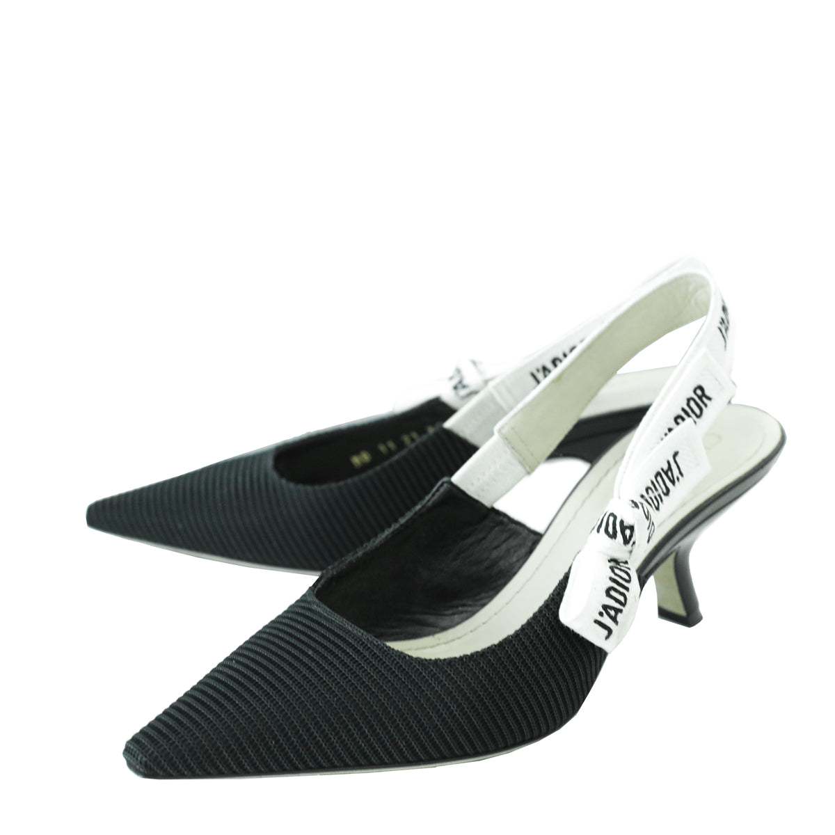 Christian Dior Black J'Adior Technical Fabric Slingback Pump 36-Christian Dior-THE CLOSET