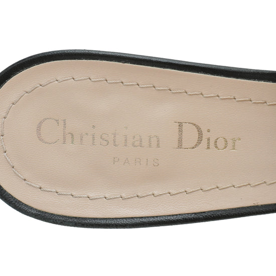 Christian Dior Black J'Adior Technical Fabric Slingback Pump 38