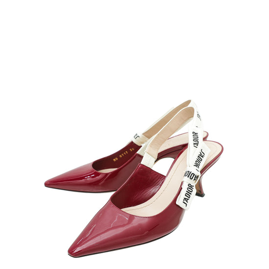 Christian Dior Cerise J'Adior Slingback Pump 38