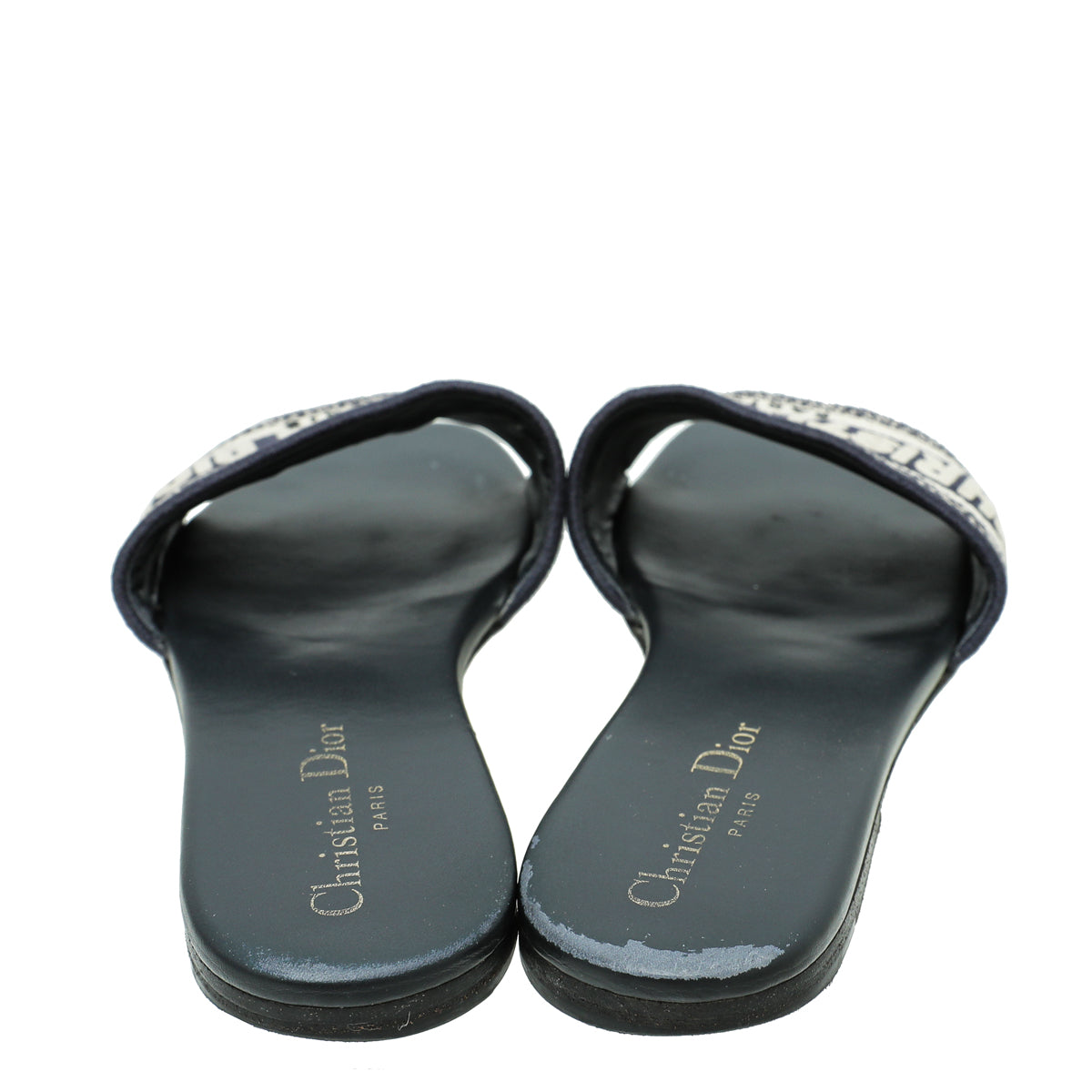 Christian Dior サンダル 38 Christian Dior Navy Blue Dway Technical Fabric Sandal 38 – THE CLOSET