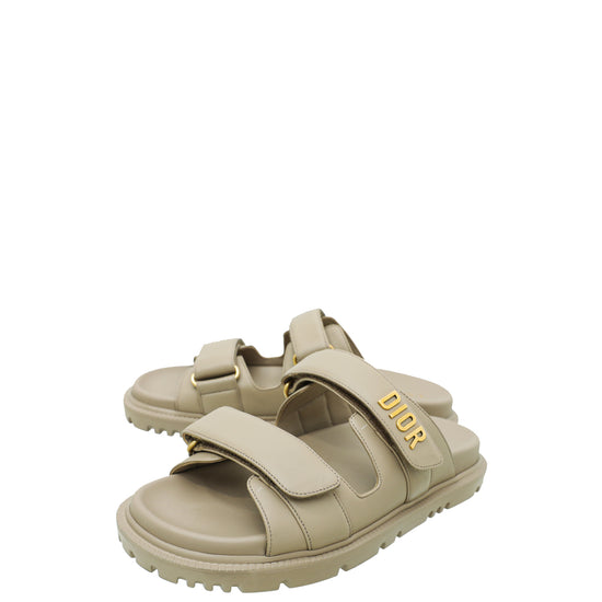 Christian Dior Nude "Dioract" Sandal 38.5