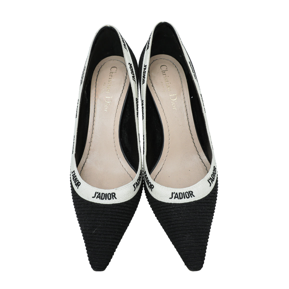 Christian Dior Black J'adior Technical Fabric Pump 37