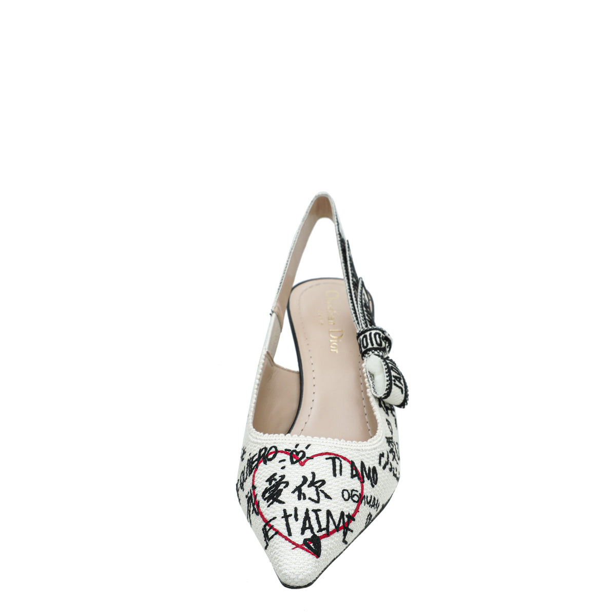 Christian Dior Bicolor J'adior Technical Dioramour Graffiti Slingback 38-Christian Dior-THE CLOSET