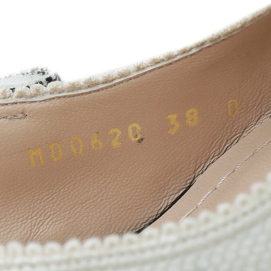 Christian Dior Bicolor J'adior Technical Dioramour Graffiti Slingback 38-Christian Dior-THE CLOSET