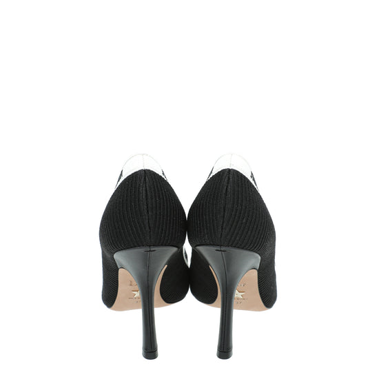 Christian Dior Black J'Adior Technical Fabric Pump 37