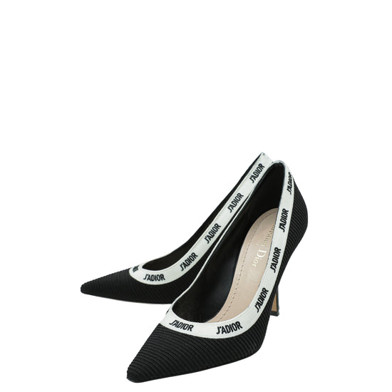 Christian Dior Black Technical Fabric J'Adior Pump 38