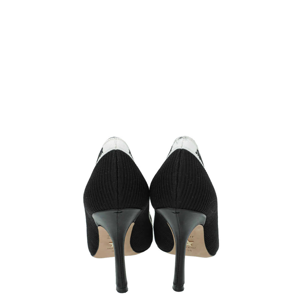 Christian Dior Black Technical Fabric J'Adior Pump 38