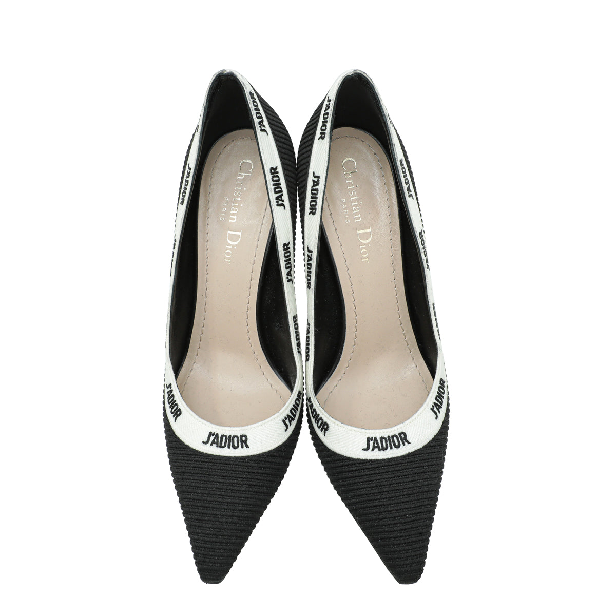 Christian Dior Black Technical Fabric J'Adior Pump 38