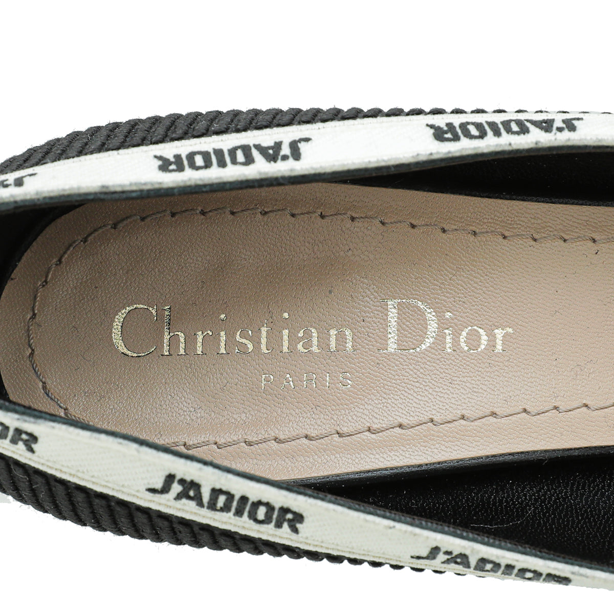 Christian Dior Black Technical Fabric J'Adior Pump 38