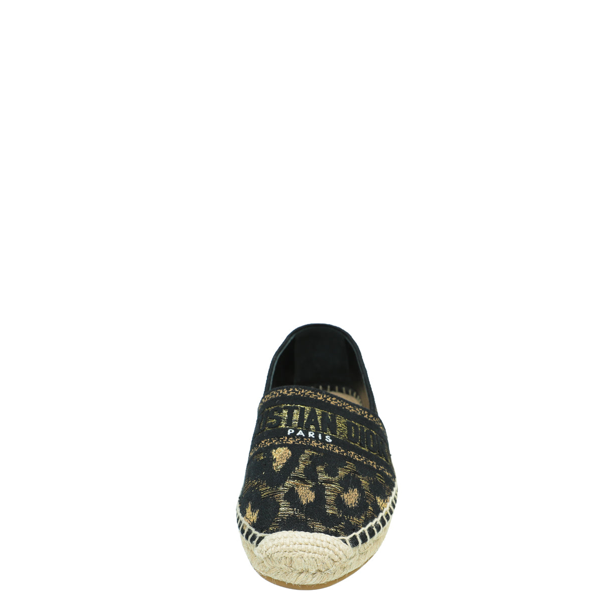 Christian Dior Bicolor Mizza Lurex Embroidered Granville Espadrille 39-Christian Dior-THE CLOSET