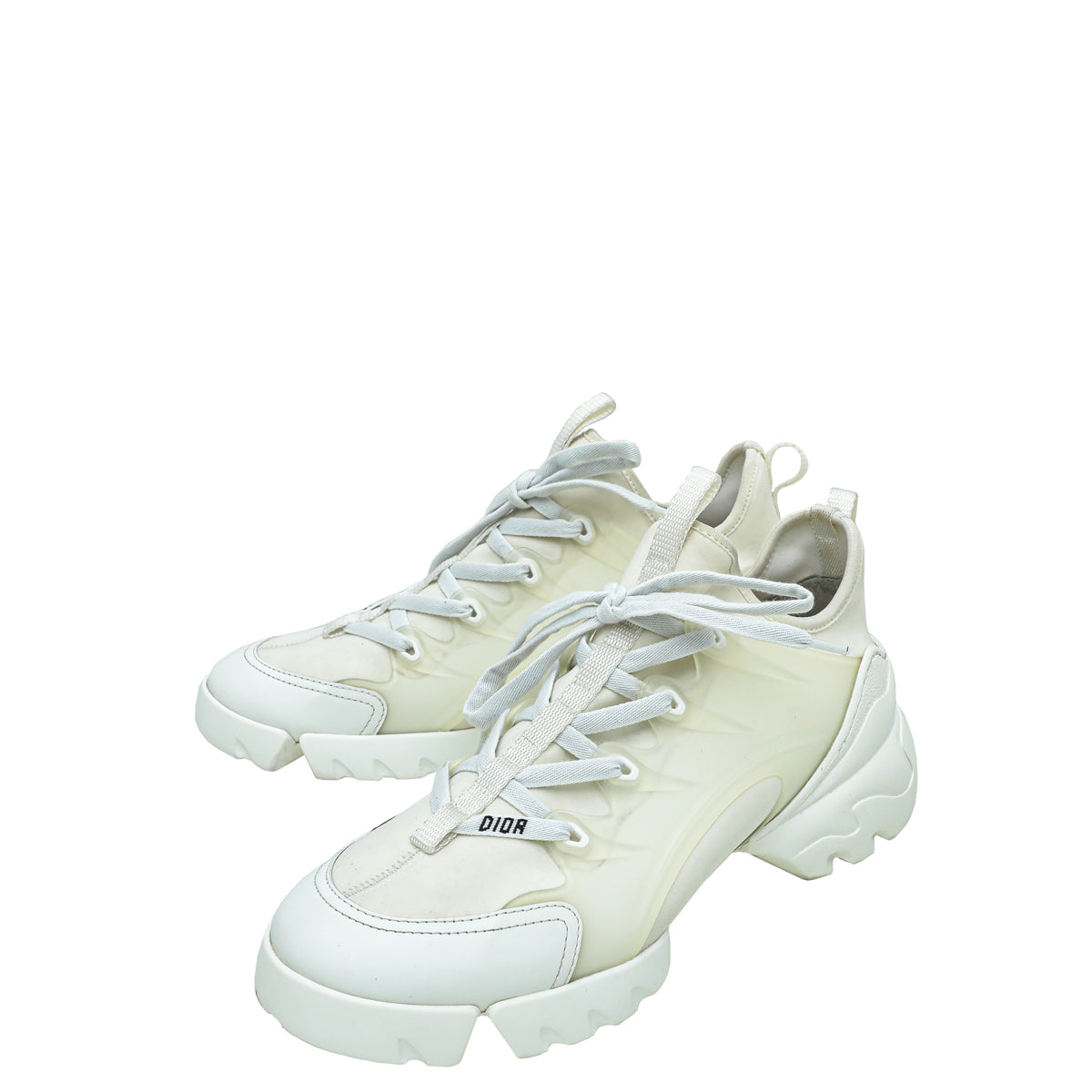 GIÀY Dior DConnect Sneaker White and GoldTone Technical Fabric with Rêve DInfini  Print