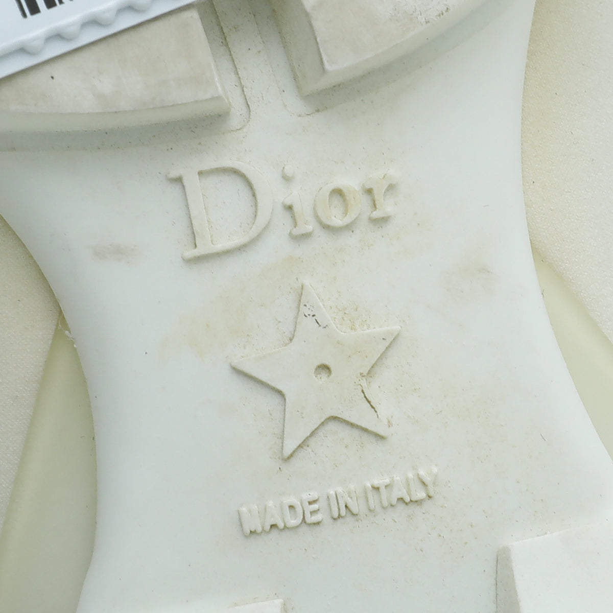 Christian Dior White D-Connect Technical Fabric Sneaker 40