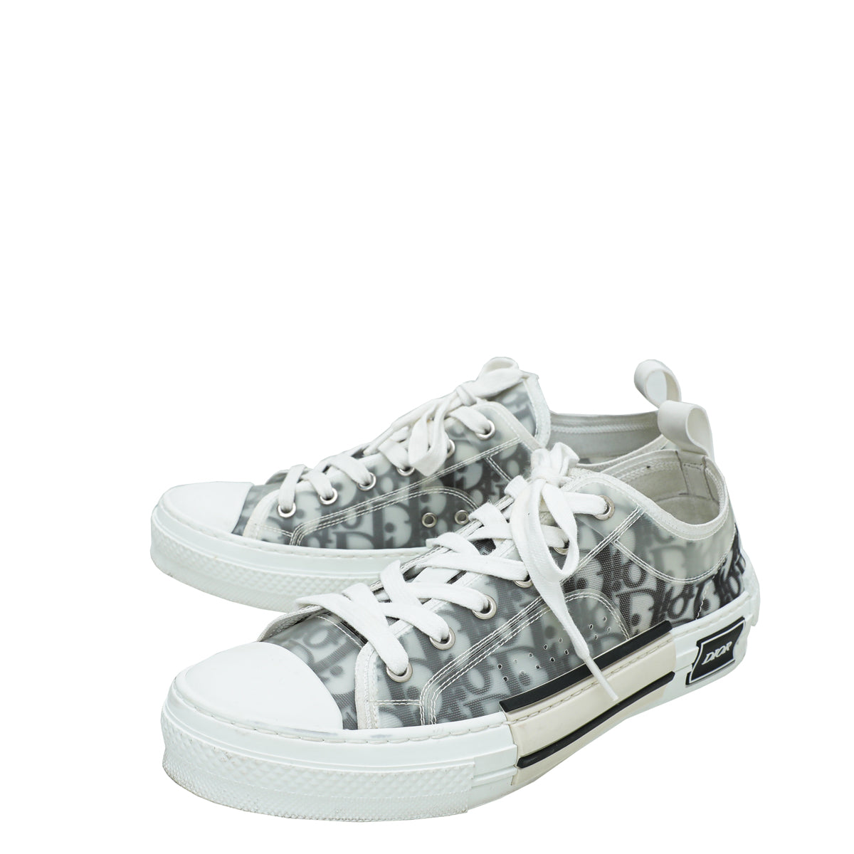 Christian Dior Bicolor Oblique B-23 Low Top Sneakers 41-Christian Dior-THE CLOSET