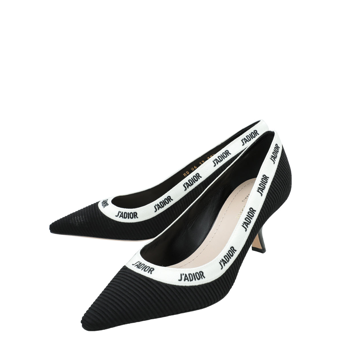 Christian Dior Black J'adior Embroidered Technical Pump 38.5-Christian Dior-THE CLOSET