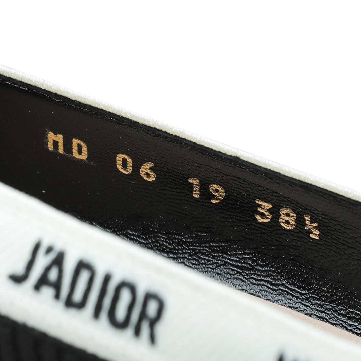Christian Dior Black J'adior Embroidered Technical Pump 38.5