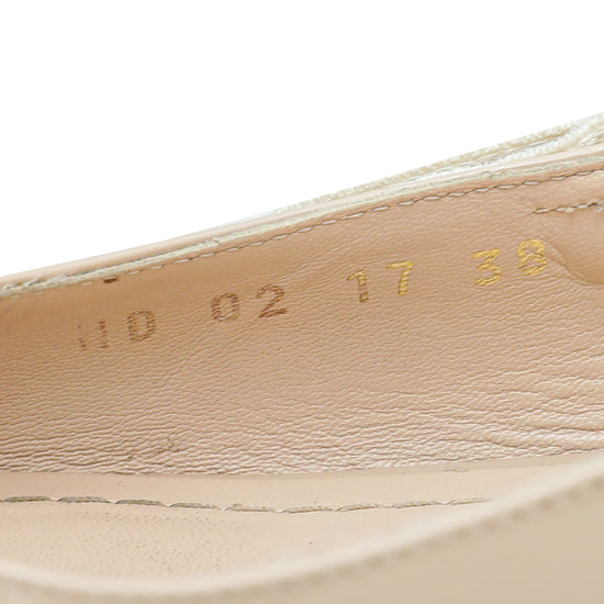 Christian Dior Nude J'Adior Flat Slingback 38