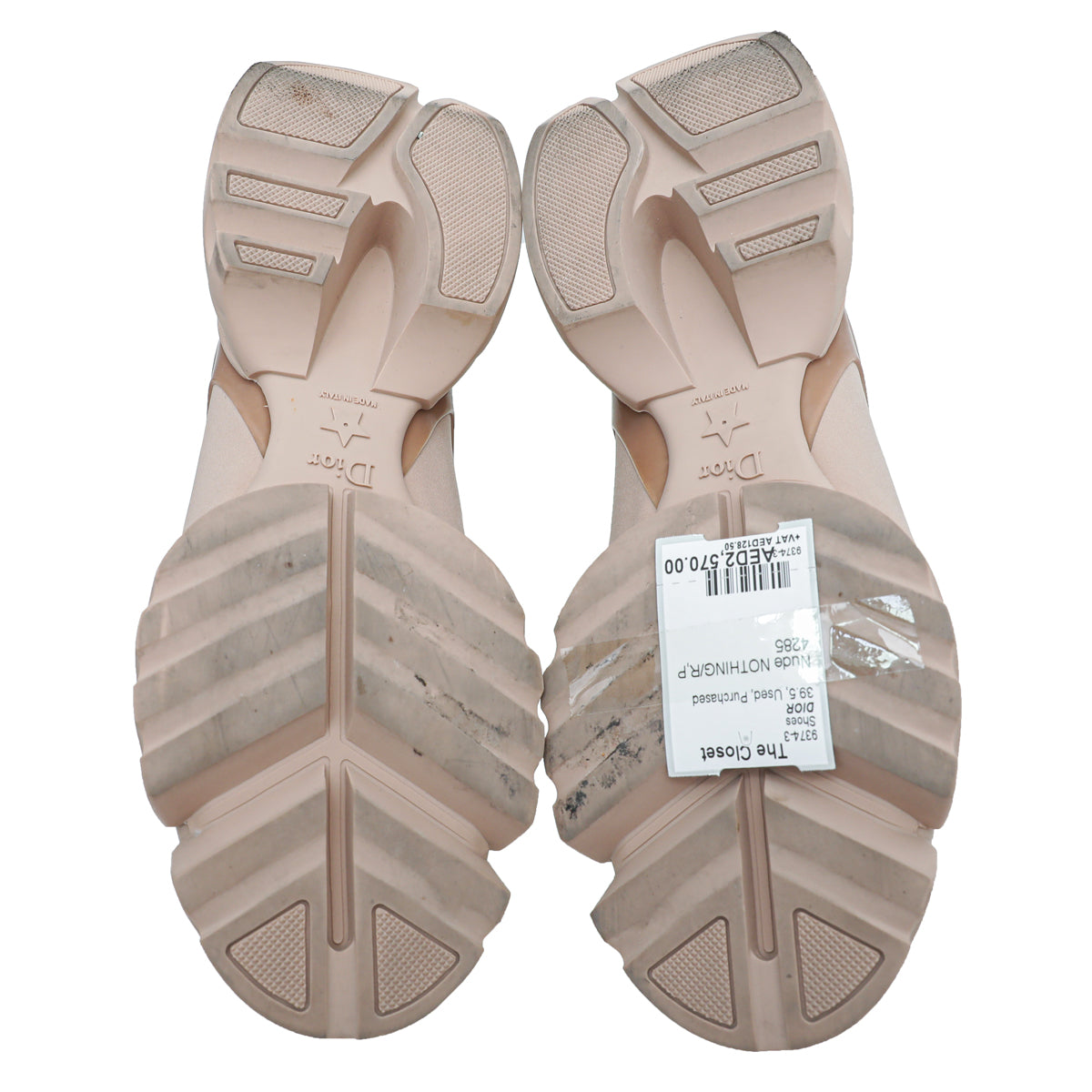 Christian Dior Nude D Connect Technical Fabric Sneaker 39.5-Christian Dior-THE CLOSET