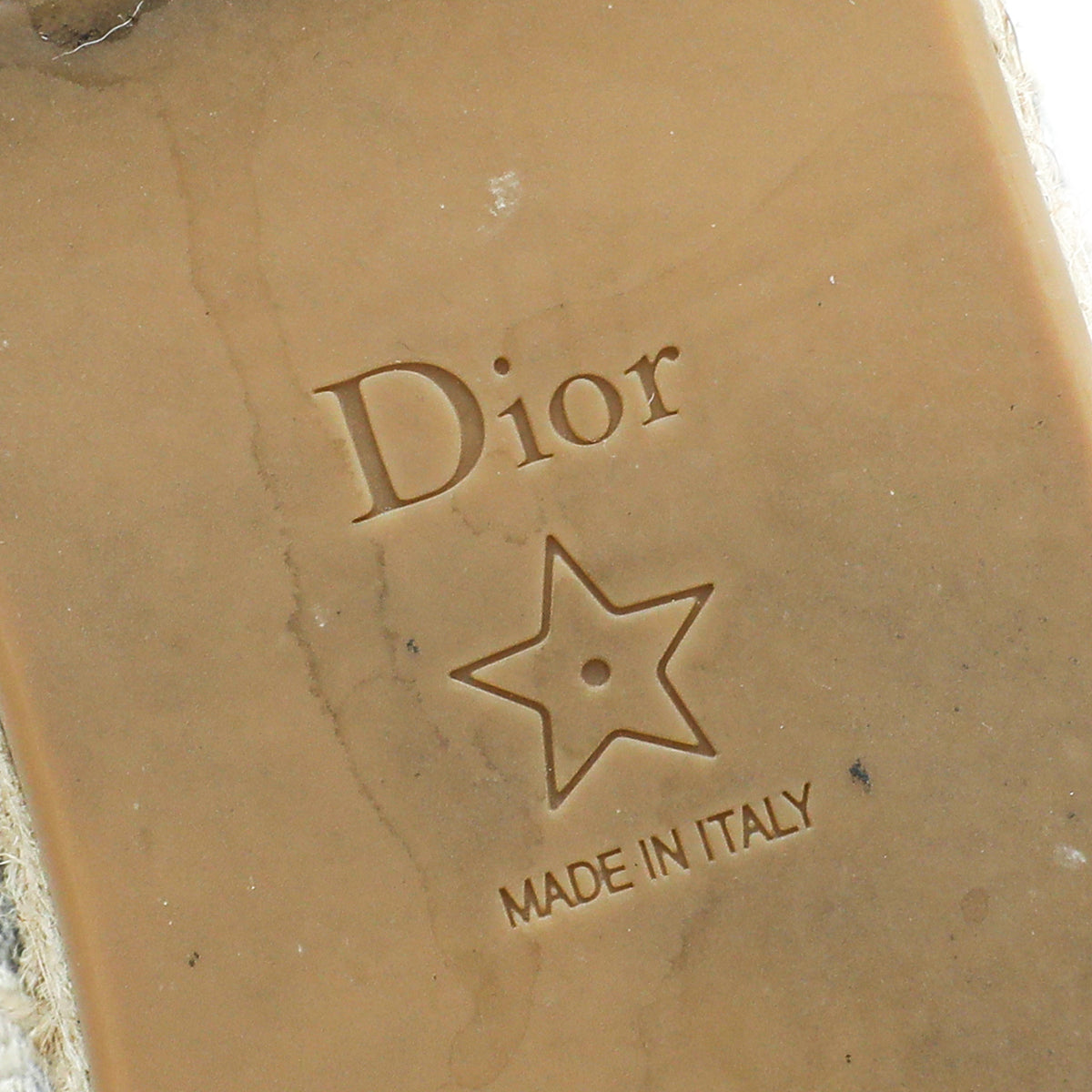 Christian Dior Grey Oblique Embroidered Granville Espadrille 39-Christian Dior-THE CLOSET