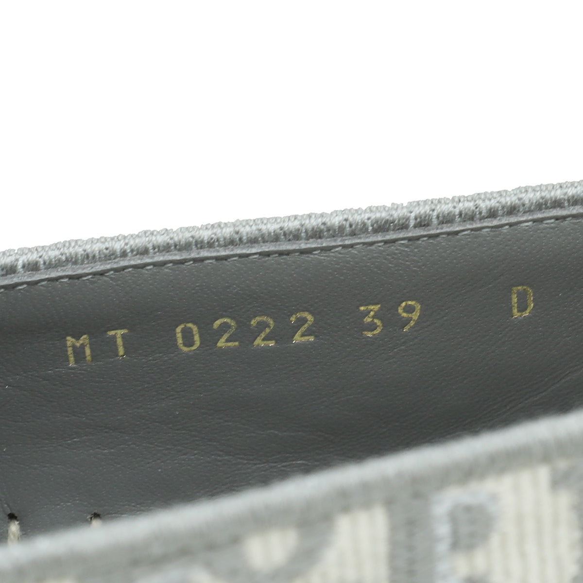 Christian Dior Grey Oblique Embroidered Granville Espadrille 39-Christian Dior-THE CLOSET