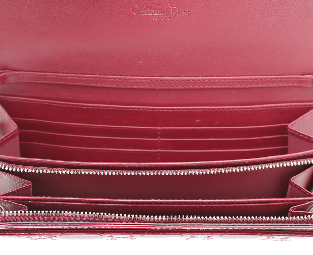 Christian Dior Cherry Lady Dior Rendezvous Wallet On Chain – THE CLOSET