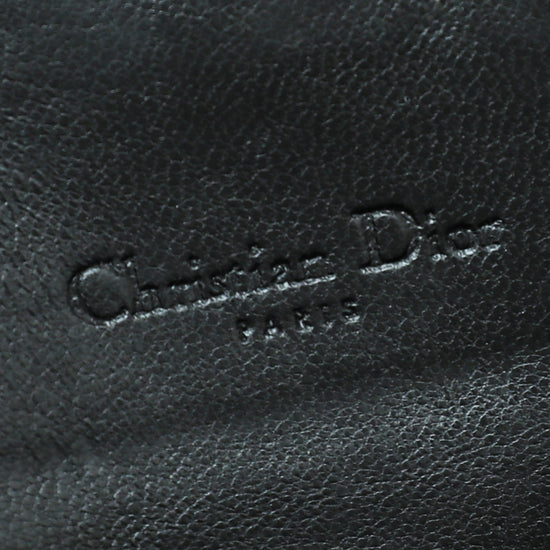 Christian Dior Black Miss Dior Cannage Chain Wallet