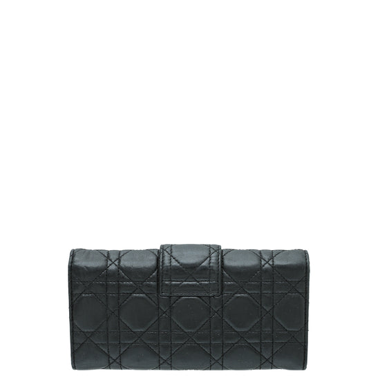 Christian Dior Black Miss Dior Cannage Chain Wallet