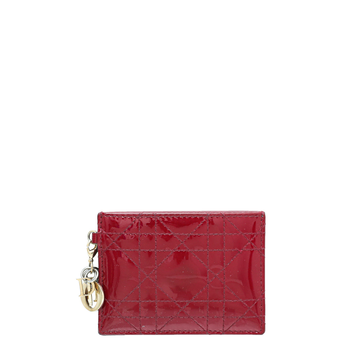 Christian Dior Cherry Lady Dior Card Holder-Christian Dior-THE CLOSET
