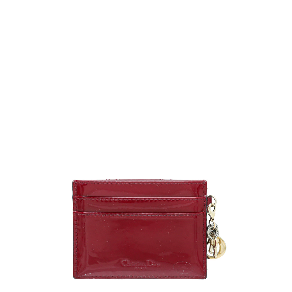 Christian Dior Cherry Lady Dior Card Holder-Christian Dior-THE CLOSET