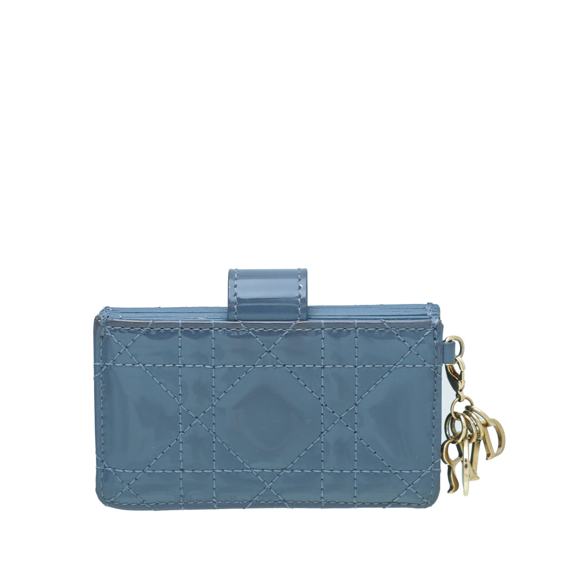 Christian Dior Grey Lady Dior 5-Gusset Card Holder-Christian Dior-THE CLOSET