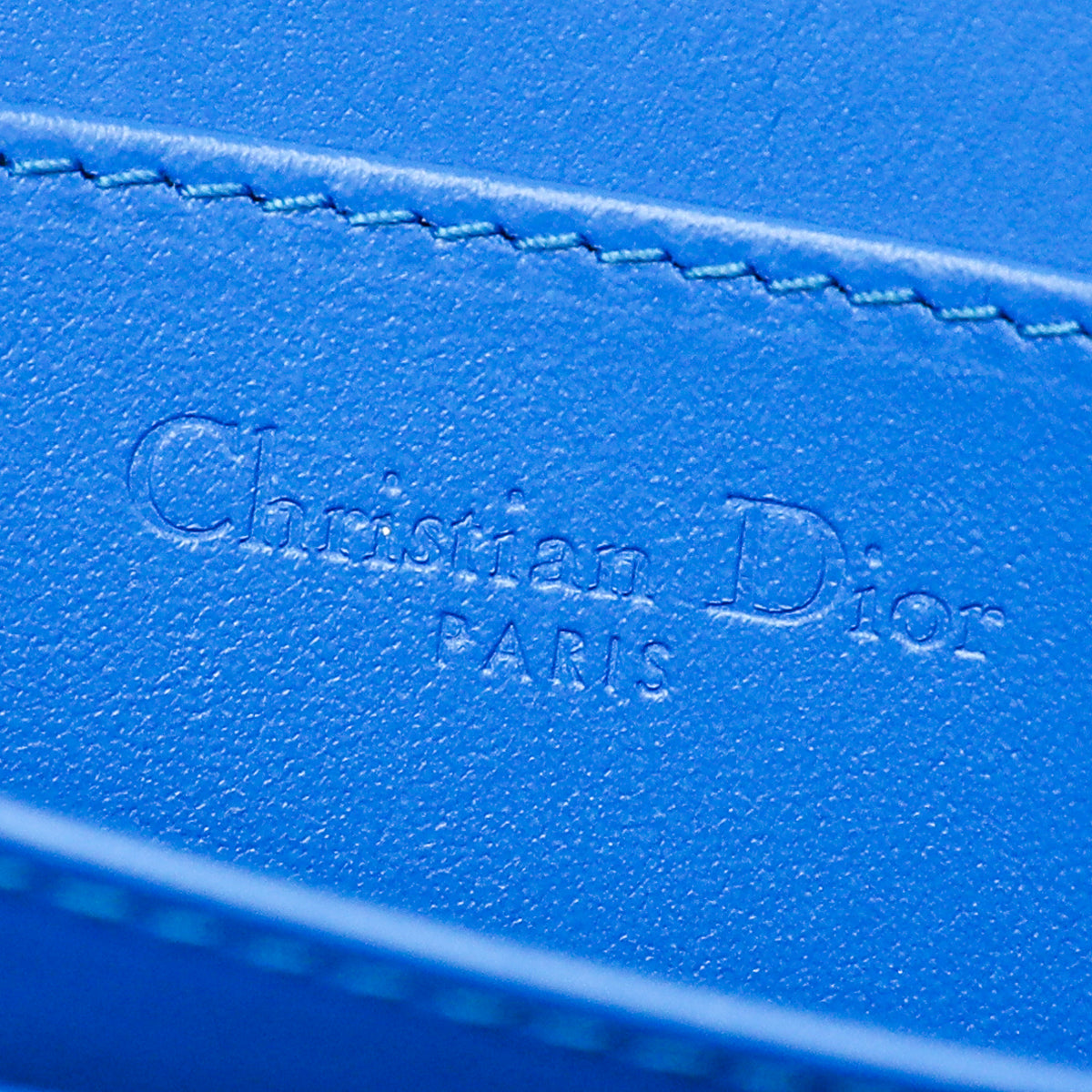 Christian Dior Fluorescent Blue DiorTravel Detachable Card Holder