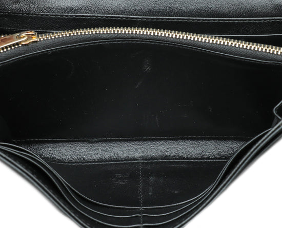 Christian Dior Black Diorling Chain Wallet