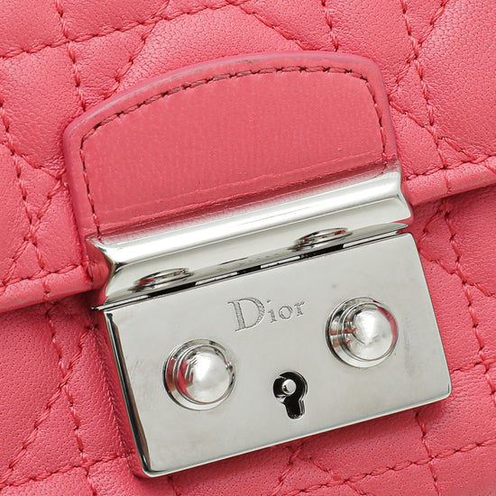 Christian Dior Coral Miss Dior Promenade Continental Wallet