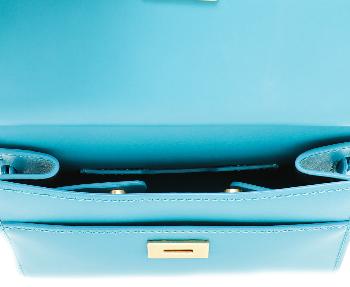 Dolce & Gabbana Sky Blue Sicily 58 Micro Bag