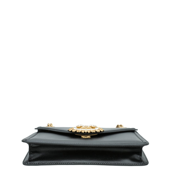 Dolce & Gabbana Black Devotion Small Shoulder Bag