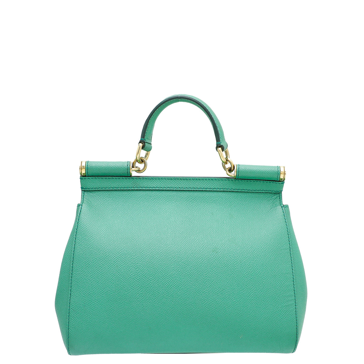 Dolce & Gabbana Mint Green Dauphine Sicily Medium Bag-Dolce & Gabbana-THE CLOSET