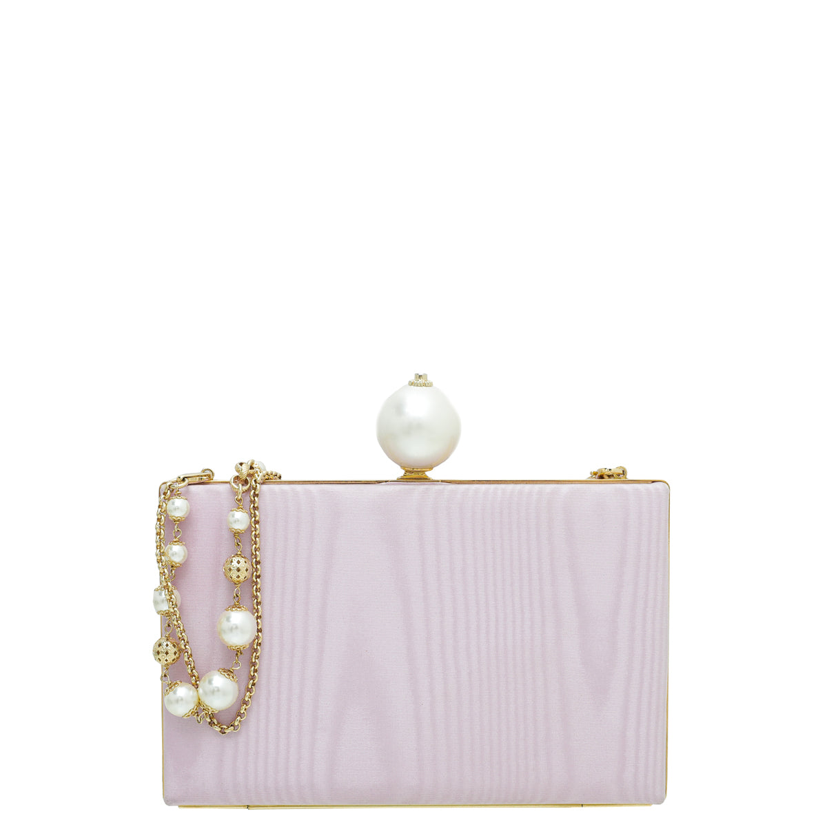 Dolce & Gabbana Pink Pearl Fram Evening Chain Bag-Dolce & Gabbana-THE CLOSET