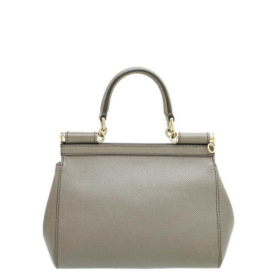 Dolce & Gabbana Gray Dauphine Sicily Small Bag – The Closet