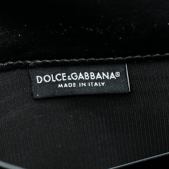 Dolce & Gabbana Bicolor Raffia "Love" Sequins Pom Pom Clutch Bag