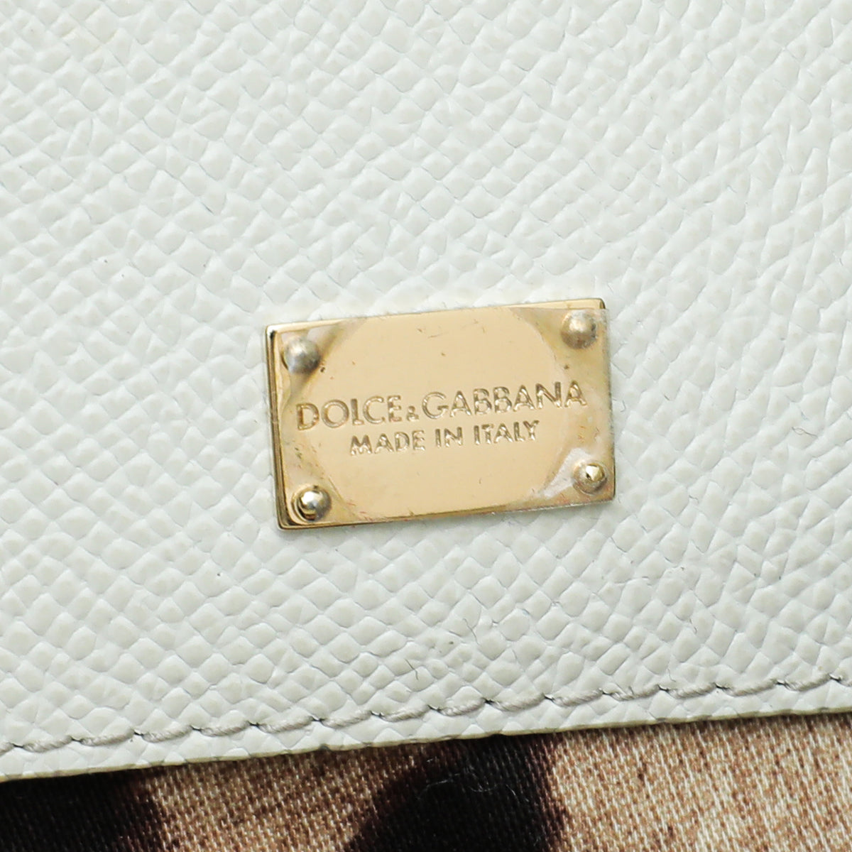 Dolce & Gabbana White Sicily Small Bag