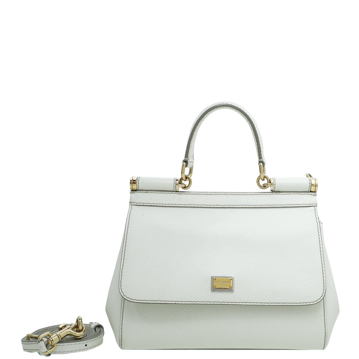 Dolce & Gabbana White Sicily Small Bag-Dolce & Gabbana-THE CLOSET