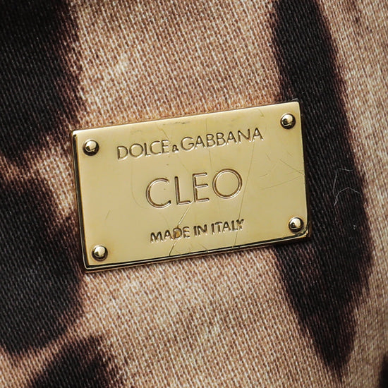 Dolce & Gabbana Bicolor DG Eco Fur Cleo Crossbody Bag