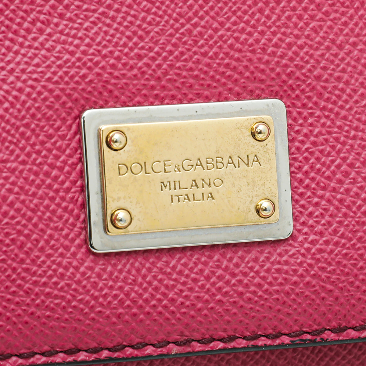 Dolce & Gabbana Fuchsia Dauphine Sicily Bag