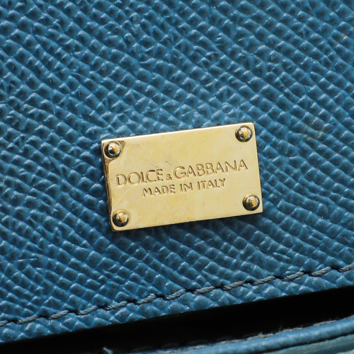 Dolce & Gabbana Pale Blue Dauphine Sicily Small Bag