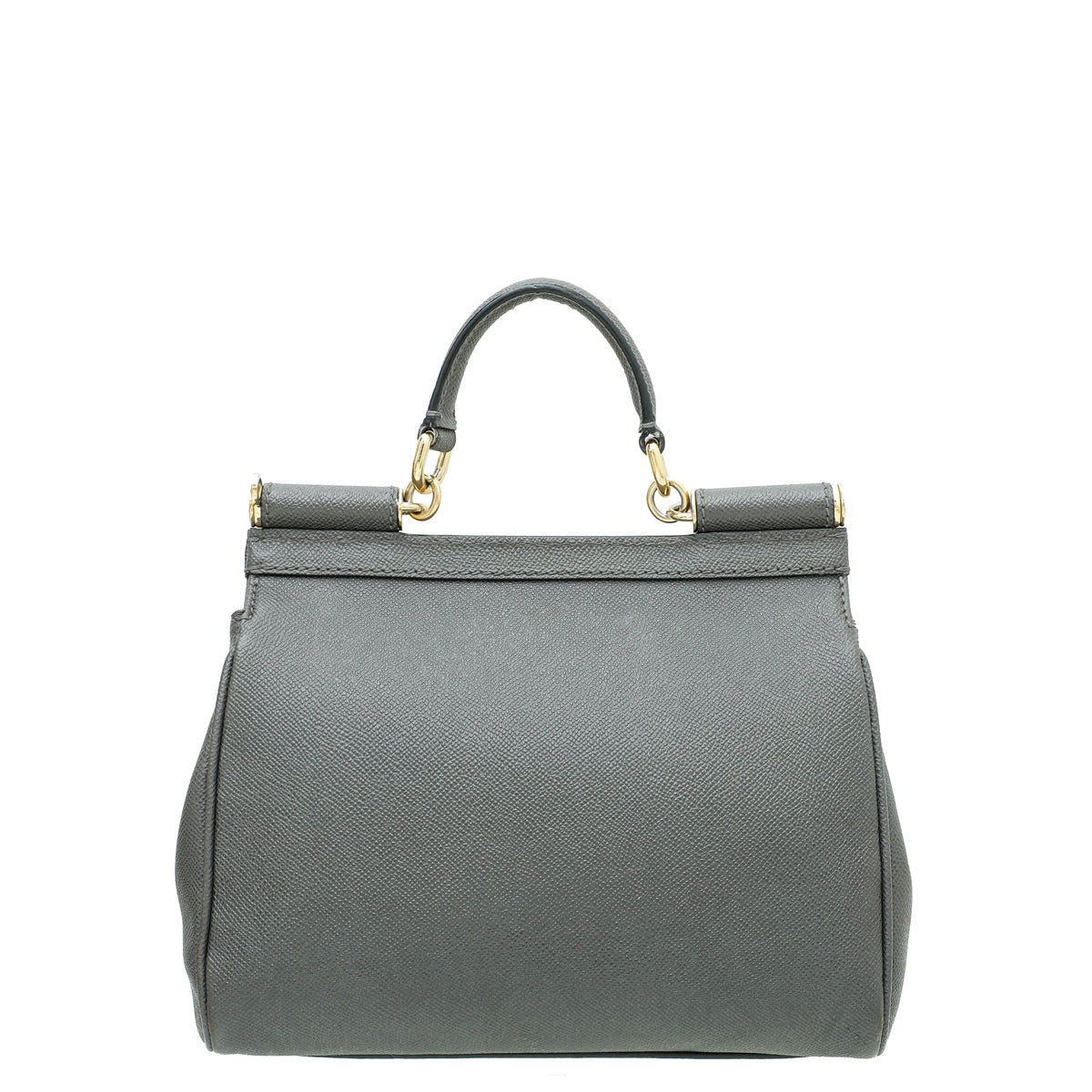 Dolce & Gabbana Grey Dauphine Sicily Medium Bag-Dolce & Gabbana-THE CLOSET