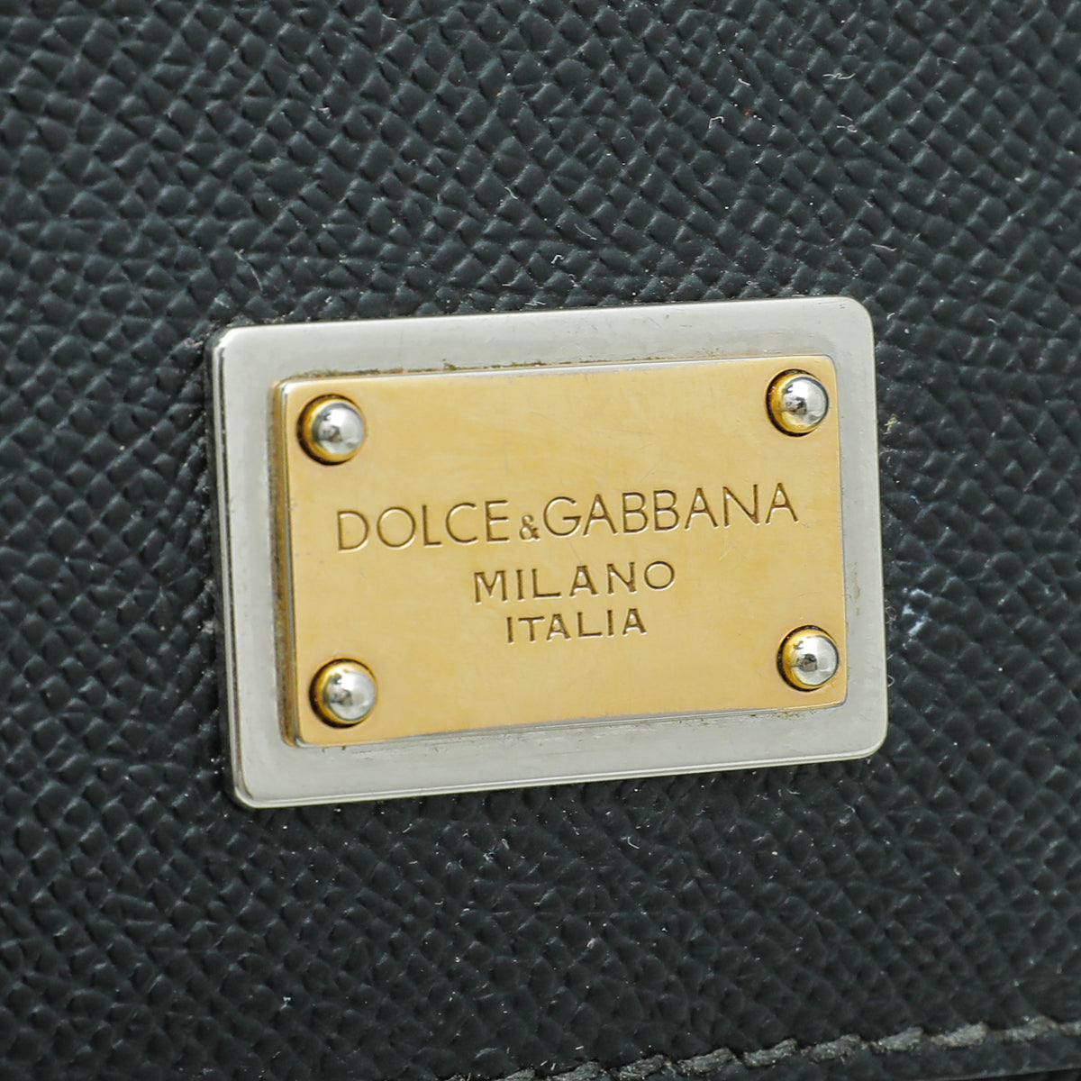 Dolce & Gabbana Black Sicily Medium Bag – The Closet